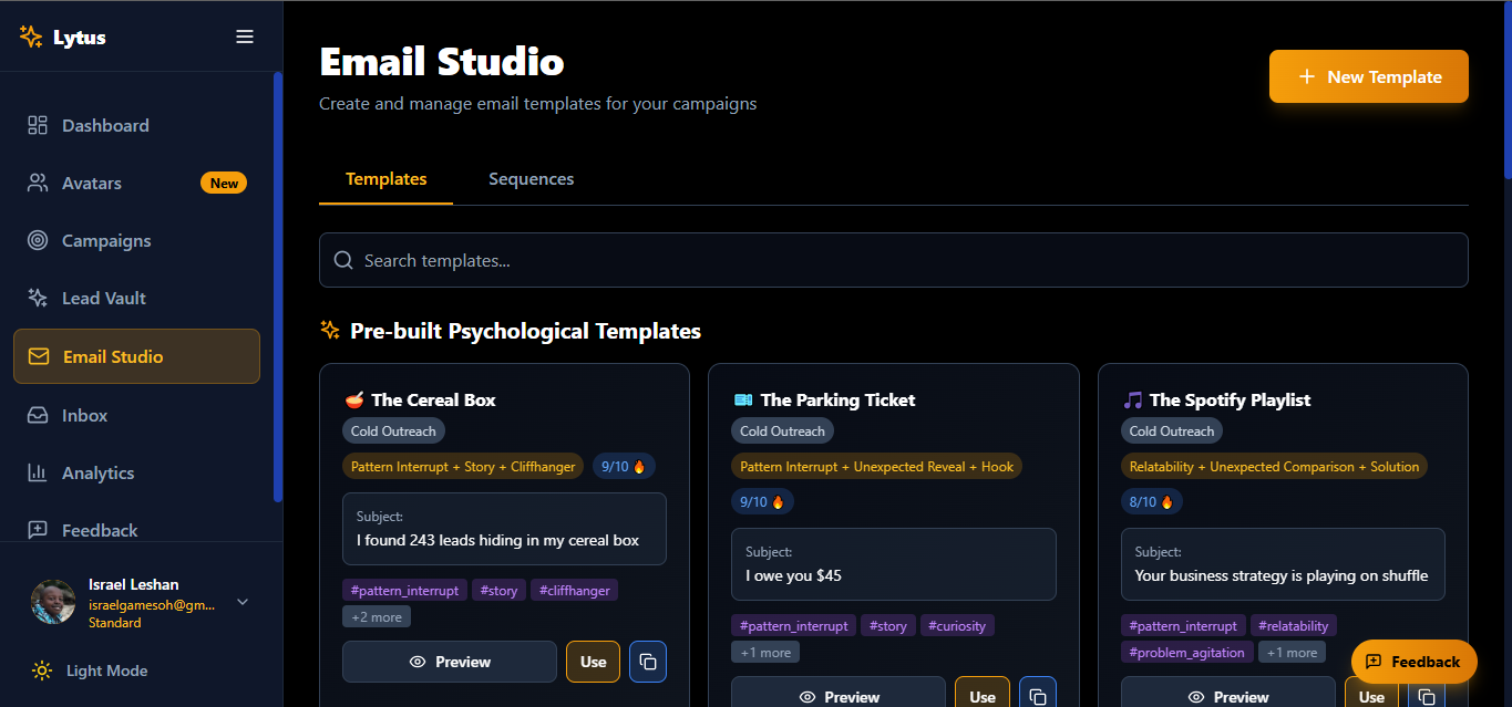 Why Your Cold Emails Get Zero Replies (It's Not Your Copy) — Lytus C.O.R.E buyer intent intelligence